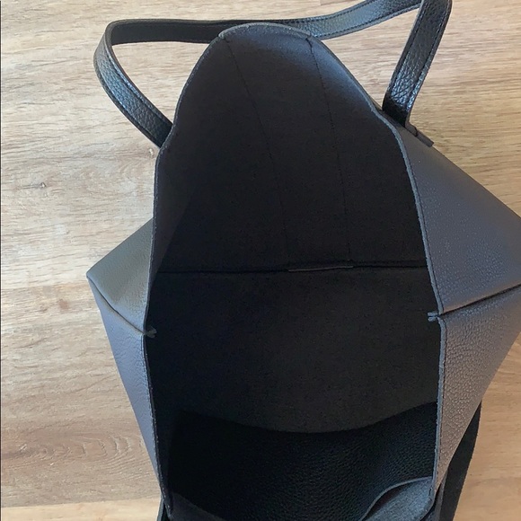 NWOT Vince Camuto Luck Tote! Black with gray. - Picture 4 of 4